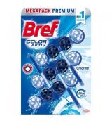 Bref Blue Aktive Chlorine WC Blok 3x50g